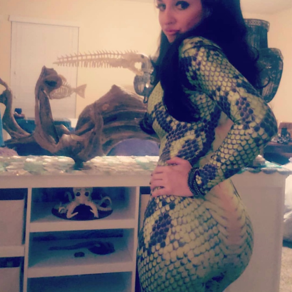 Lizard Print Bodysuit